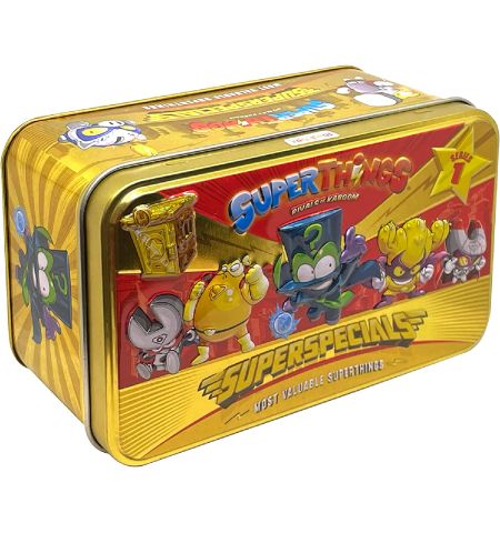 SUPERTHINGS LATA GOLD SERIE 1 - 11 PIEZAS SUPERTHINGS LATA GOLD SERIE 1 - 11 PIEZAS