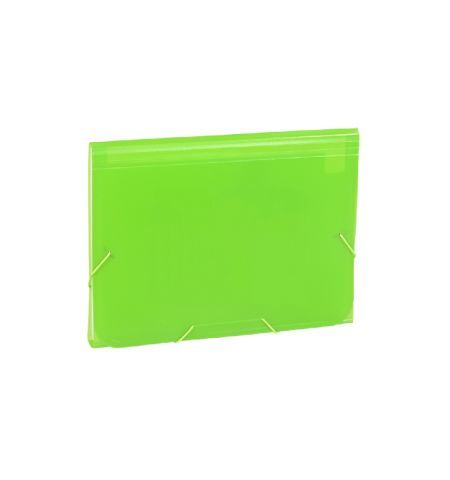 CARPETA FUELLE ACORDEON POLIPROPILENO GOMAS 13 DPTOS. CARCHIVO - COLOR VERDE