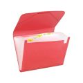 CARPETA FUELLE ACORDEON POLIPROPILENO GOMAS 13 DPTOS. CARCHIVO - COLOR ROJO CARPETA FUELLE ACORDEON POLIPROPILENO GOMAS 13 DPTOS. CARCHIVO - COLOR ROJO