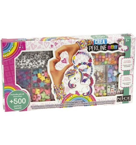 JUEGO SET CREA PERLINE ABC 500 PIEZAS JUEGO SET CREA PERLINE ABC 500 PIEZAS