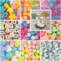 JUEGO SET CREA PERLINE ABC 500 PIEZAS JUEGO SET CREA PERLINE ABC 500 PIEZAS