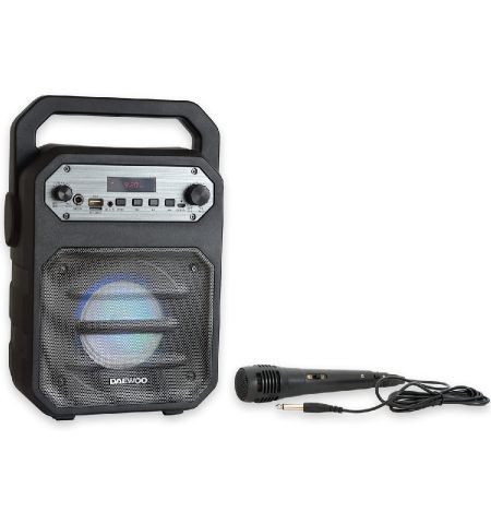 ALTAVOZ BLUETOOTH DAEWOO DSK-345 COLOR NEGRO (LUCES LED - KARAOKE) ALTAVOZ BLUETOOTH DAEWOO DSK-345 COLOR NEGRO (LUCES LED - KARAOKE)