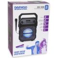 ALTAVOZ BLUETOOTH DAEWOO DSK-345 COLOR NEGRO (LUCES LED - KARAOKE) ALTAVOZ BLUETOOTH DAEWOO DSK-345 COLOR NEGRO (LUCES LED - KARAOKE)