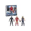 FIGURA AVENGERS TITAN HERO 30CM PACK 3 FIGURAS)