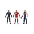 FIGURA AVENGERS TITAN HERO 30CM PACK 3 FIGURAS)
