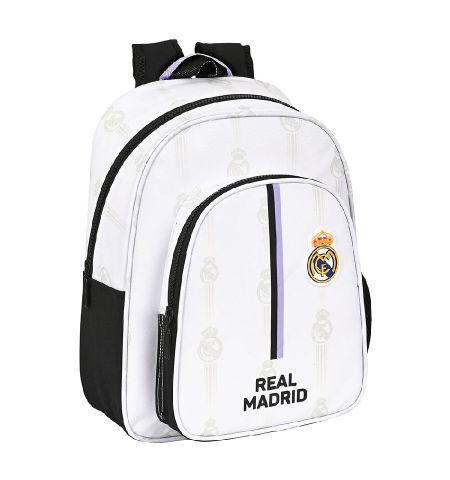 MOCHILA INFANTIL 34CM ADAPTABLE A CARRO - REAL MADRID 1ª EQUIPACION 22/23
