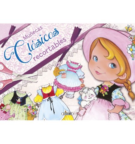 MUÑECAS CLASICAS RECORTABLES 1 SERVILIBRO - MUÑECAS CLASICAS RECORTABLES 1