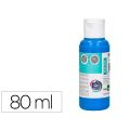 PINTURA ACRILICA LIDERPAPEL BOTE 80ML - COLOR AZUL CYAN PINTURA ACRILICA LIDERPAPEL BOTE 80ML - COLOR AZUL CYAN