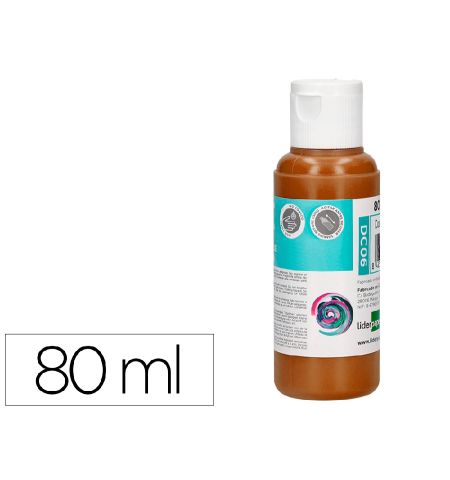 PINTURA ACRILICA LIDERPAPEL BOTE 80ML - COLOR MARRON PINTURA ACRILICA LIDERPAPEL BOTE 80ML - COLOR MARRON