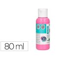 PINTURA ACRILICA LIDERPAPEL BOTE 80ML - COLOR ROSA PINTURA ACRILICA LIDERPAPEL BOTE 80ML - COLOR ROSA