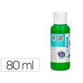PINTURA ACRILICA LIDERPAPEL BOTE 80ML - COLOR VERDE PINTURA ACRILICA LIDERPAPEL BOTE 80ML - COLOR VERDE
