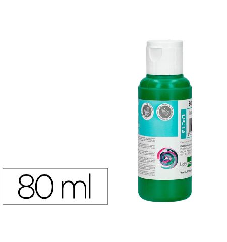 PINTURA ACRILICA LIDERPAPEL BOTE 80ML - COLOR VERDE OSCURO PINTURA ACRILICA LIDERPAPEL BOTE 80ML - COLOR VERDE OSCURO