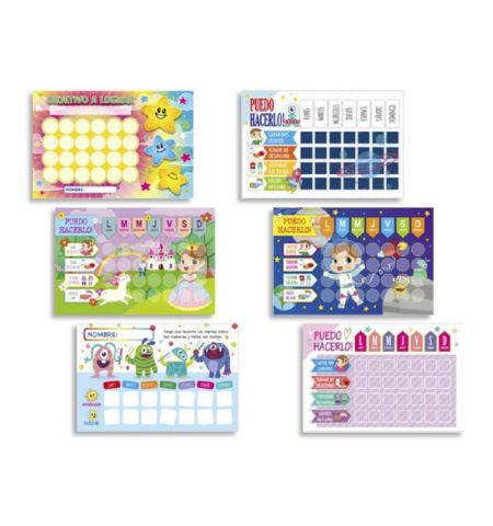 CUADRO DE LOGOS INFANTIL CON PEGATINAS BISMARK CUADRO DE LOGOS INFANTIL CON PEGATINAS BISMARK