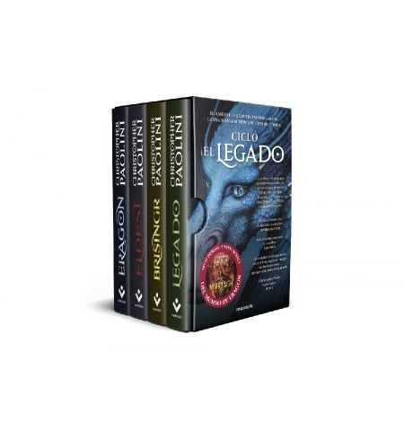 ESTUCHE CICLO EL LEGADO (ERAGON, ELDEST, BRISINGR Y LEGADO) ROCA BOLSILLO - ESTUCHE CICLO EL LEGADO (ERAGON, ELDEST, BRISINGR Y LEGADO)