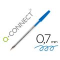 BOLIGRAFO TRANSPARENTE Q-CONNECT AZUL MEDIO KF26039 (CAJA 50 BOLIGRAFOS) BOLIGRAFO TRANSPARENTE Q-CONNECT AZUL MEDIO KF26039 (CAJA 50 BOLIGRAFOS)