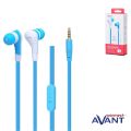 AURICULARES AVANT CONNECT IN-EAR CON MICROFONO(CABLE 1,2M / JACK 3,5MM) COLOR AZUL AURICULARES AVANT CONNECT IN-EAR CON MICROFONO(CABLE 1,2M / JACK 3,5MM) COLOR AZUL