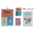 CALENDARIO DE PARED PERPETUO MR. WONDERFUL CON BASE METALICA CALENDARIO DE PARED PERPETUO MR. WONDERFUL CON BASE METALICA