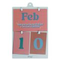 CALENDARIO DE PARED PERPETUO MR. WONDERFUL CON BASE METALICA CALENDARIO DE PARED PERPETUO MR. WONDERFUL CON BASE METALICA