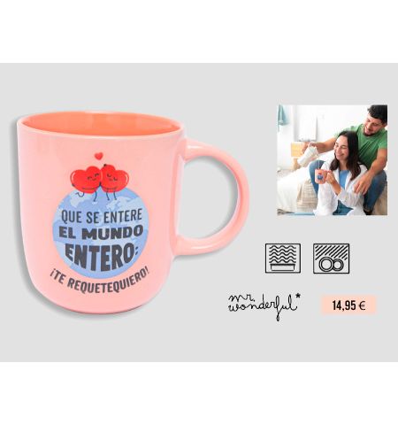 TAZA CERAMICA MR. WONDERFUL 370 ML TAZA CERAMICA MR. WONDERFUL 370 ML