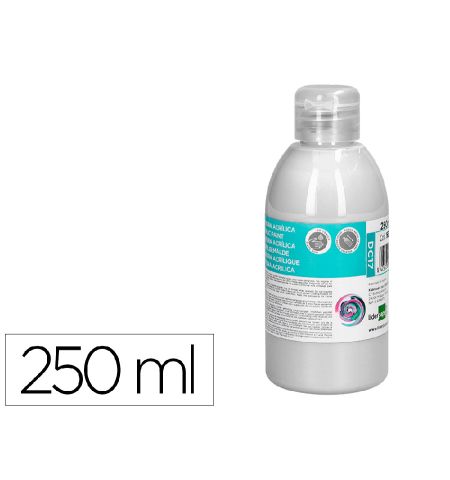 PINTURA ACRILICA LIDERPAPEL BOTE 250ML - COLOR BLANCO