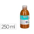PINTURA ACRILICA LIDERPAPEL BOTE 250ML - COLOR MARRON