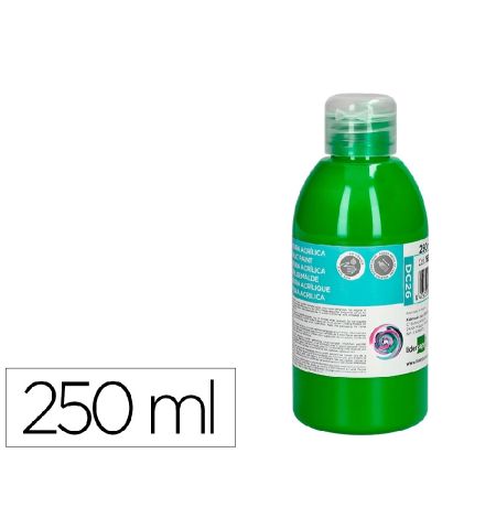 PINTURA ACRILICA LIDERPAPEL BOTE 250ML - COLOR VERDE
