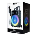 ALTAVOZ BLUETOOTH KARAOKE COOL FEST (2 MICROFONO + MANDO)- 60W COLOR NEGRO ALTAVOZ BLUETOOTH KARAOKE COOL FEST (2 MICROFONO + MANDO)- 60W COLOR NEGRO