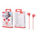 AURICULARES AVANT CONNECT IN-EAR CON MICROFONO AV1105 (CABLE 1,2M / JACK 3,5MM) COLOR ROJO AURICULARES AVANT CONNECT IN-EAR CON MICROFONO AV1105 (CABLE 1,2M / JACK 3,5MM) COLOR ROJO