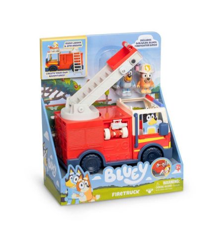 BLUEY CAMION DE BOMBEROS + FIGURAS Y ACCESORIOS BLUEY CAMION DE BOMBEROS + FIGURAS Y ACCESORIOS