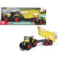 GRAN TRACTOR CON REMOLQUE CLAAS CON LUZ Y SONIDOS 65CM GRAN TRACTOR CON REMOLQUE CLAAS CON LUZ Y SONIDOS 65CM