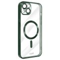 FUNDA MOVIL CARCASA iPHONE 16 - MAGNETICA BORDE COLOR VERDE