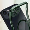 FUNDA MOVIL CARCASA iPHONE 16 - MAGNETICA BORDE COLOR VERDE