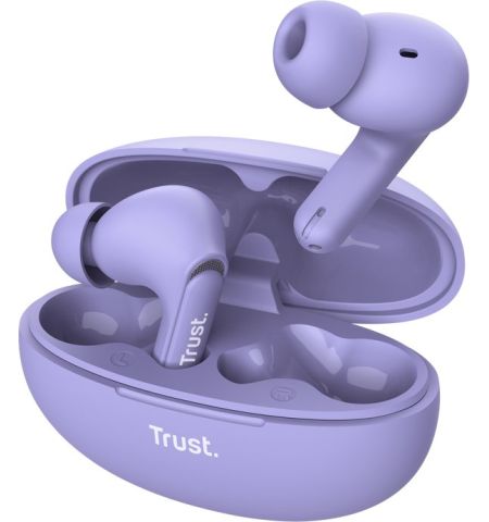AURICULARES BLUETOOTH TWS TRUST YAVI COLOR MORADO AURICULARES BLUETOOTH TWS TRUST YAVI COLOR MORADO