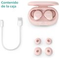 AURICULARES BLUETOOTH TWS PHILIPS TAT1209 COLOR ROSA