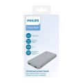BATERIA EXTERNA POWERBANK PHILIPS 10000 mAh 2 X USB A + 1 USB C - COLOR GRIS BATERIA EXTERNA POWERBANK PHILIPS 10000 mAh 2 X USB A + 1 USB C - COLOR GRIS