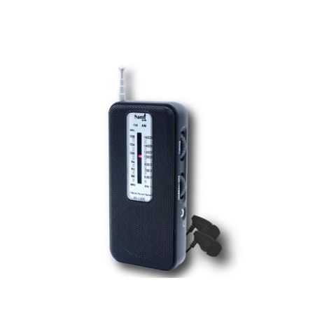 RADIO SAMI AM/FM RS-11830 VERTICAL BOLSILLO CON AURICULARES COLOR NEGRO RADIO SAMI AM/FM RS-11830 VERTICAL BOLSILLO CON AURICULARES COLOR NEGRO