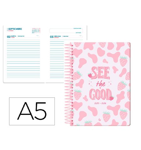 AGENDA ESCOLAR LIDERPAPEL CURSO 25-26 ESPIRAL AGENDA ESCOLAR LIDERPAPEL CURSO 25-26 ESPIRAL